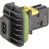 TE Connectivity 2-1703843-1 Boîtier femelle (carte) HDSCS, MCP Nombre total de pôles : 3 Contenu : 1 pièce(s)