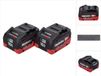 Metabo LiHD accupack set 2x 18 V 10,0 Ah CAS-systeem