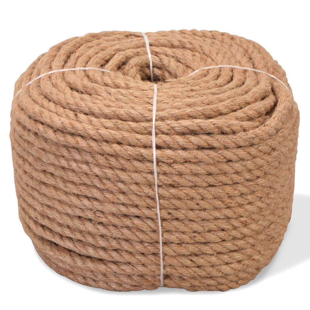 vidaXL Touw 100% jute 8 mm 500 m