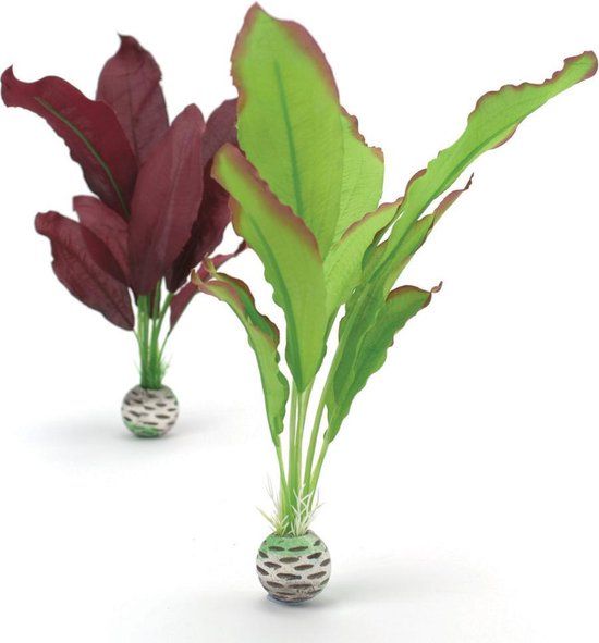 biOrb zijden plantenset groen/paars - middel