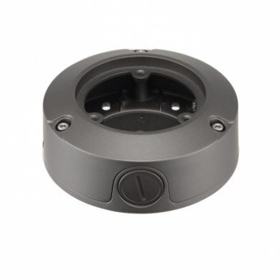 Hanwha SBO-100B1 Junction Box - Outdoor - Black - Aluminum - Compatible with Hanwha Cameras