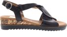 Gabor - Femme - Sandale plate - Cuir - Noir - Taille 45