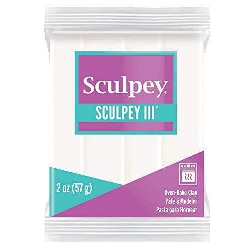 Sculpey III Polymeer Clay 2oz - White - 0715891110010