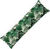 vidaXL - Kussensloop - HOUTEN - Bladpatroon - 40 x 145 cm - Polyester