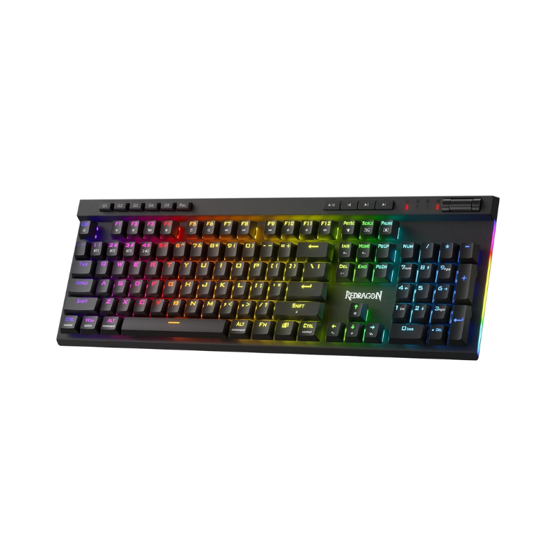 Redragon K580 Pro Draadloos RGB Gaming Toetsenbord - 3 Modi - 104 Toetsen - Mechanisch