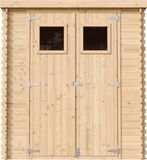Timbela M309+M309G - Houten tuinhuis - 3,53 m² - 204x204xH206 cm - met vloer