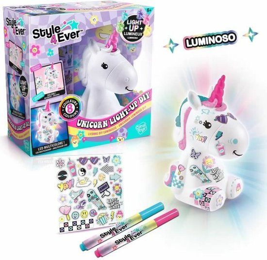 Canal Toys Style 4 Ever - Y2K DIY Lichtgevende Eenhoorn om te versieren - Collector's Edition
