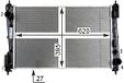 MAHLE CR 1111 000P radiateur de liquide de refroidissement BEHR PREMIUM LINE