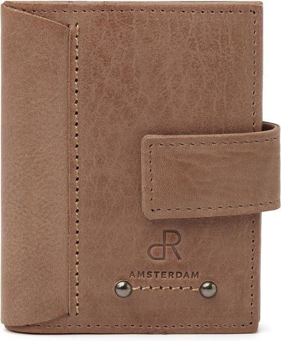 dR Amsterdam Tampa Card Holder - 93692 Burro - Leather - 14 Cards - RFID