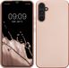 kwmobile hoesje voor Samsung Galaxy A34 5G - Back cover in metallic roségoud