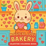 Magical Love Bakery Valentine Coloring Book