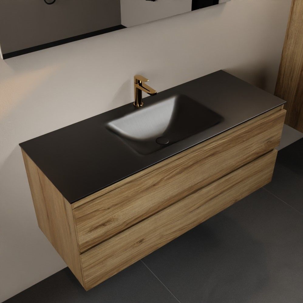 Mondiaz Aivy Badmeubelset - 120cm - Urban - 2 Lades - Zonder Spiegel