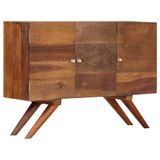 vidaXL Dressoir - 110x30x75 cm - Massief gerecycled hout - Bruin