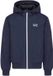 EA7 Core Identity Bomber à capuche Hommes - Taille XL - Bleu foncé