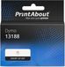 PrintAbout Huismerk Etiket 13188 (S0722360) Noir sur blanc (28 mm x 89 mm) 24 rouleaux adapté pour Dymo