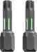 KWB Schroefbit T40 - Torx 40 - Torsion - 25 mm - 1/4" Schacht - 2 Stuks