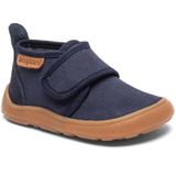 Bisgaard Slof Blauw Kinderen Suède Textiel Rubber