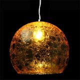 Theluz 132/30AM Plafondverlichting E27 Amber Glas