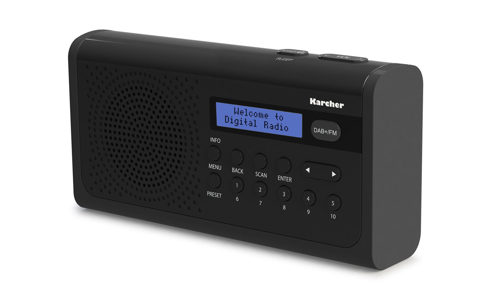 Kärcher As Karcher DAB 2405 Personal Digital Radio - Black