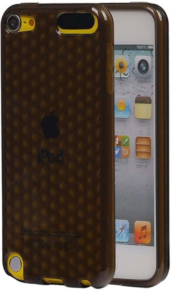 Best Cases .nl Apple iPod Touch 5 / 6 Diamant TPU back case hoesje Zwart