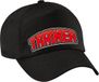 Bellatio Decorations Cadeau pet voor volwassenen - trainer - zwart/rood - geweldige coach - sport