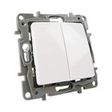 Dubbele Legrand Niloe 764502 2185 dubbele trapschakelaar, meerkleurig, 10 A