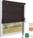 Sol Royal FSC gecertificeerd houten jaloezieën SolDecor JH3 rolgordijnen in donker bruin 100x160 cm