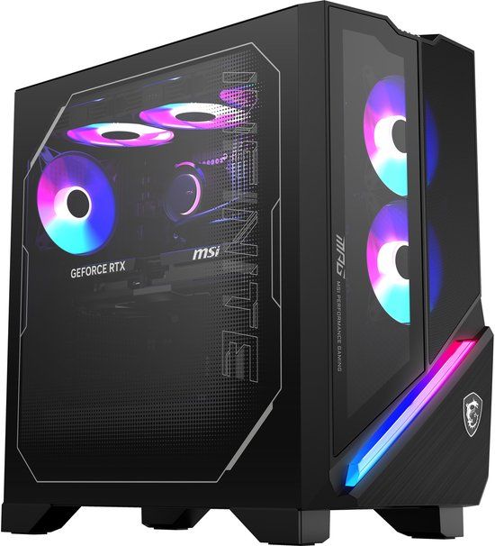 MSI MPG Infinite X3 AI 2NVV7-055EU Intel Core Ultra 7 265K 32 GB DDR5-SDRAM 1 TB SSD NVIDIA GeForce RTX 5080 Windows 11 Home Desktop PC Zwart