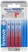 Inava Mono Compact 4 Tandenborstels Rood