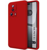 Tumundosmartphone Vloeibare siliconen beschermhoes voor Xiaomi 13 Lite 5G, rood