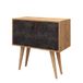 WELL HOME MOBILIARIO & DECORACIÓN Console, 100% spaanplaat, melaminecoating, donker eiken, beton