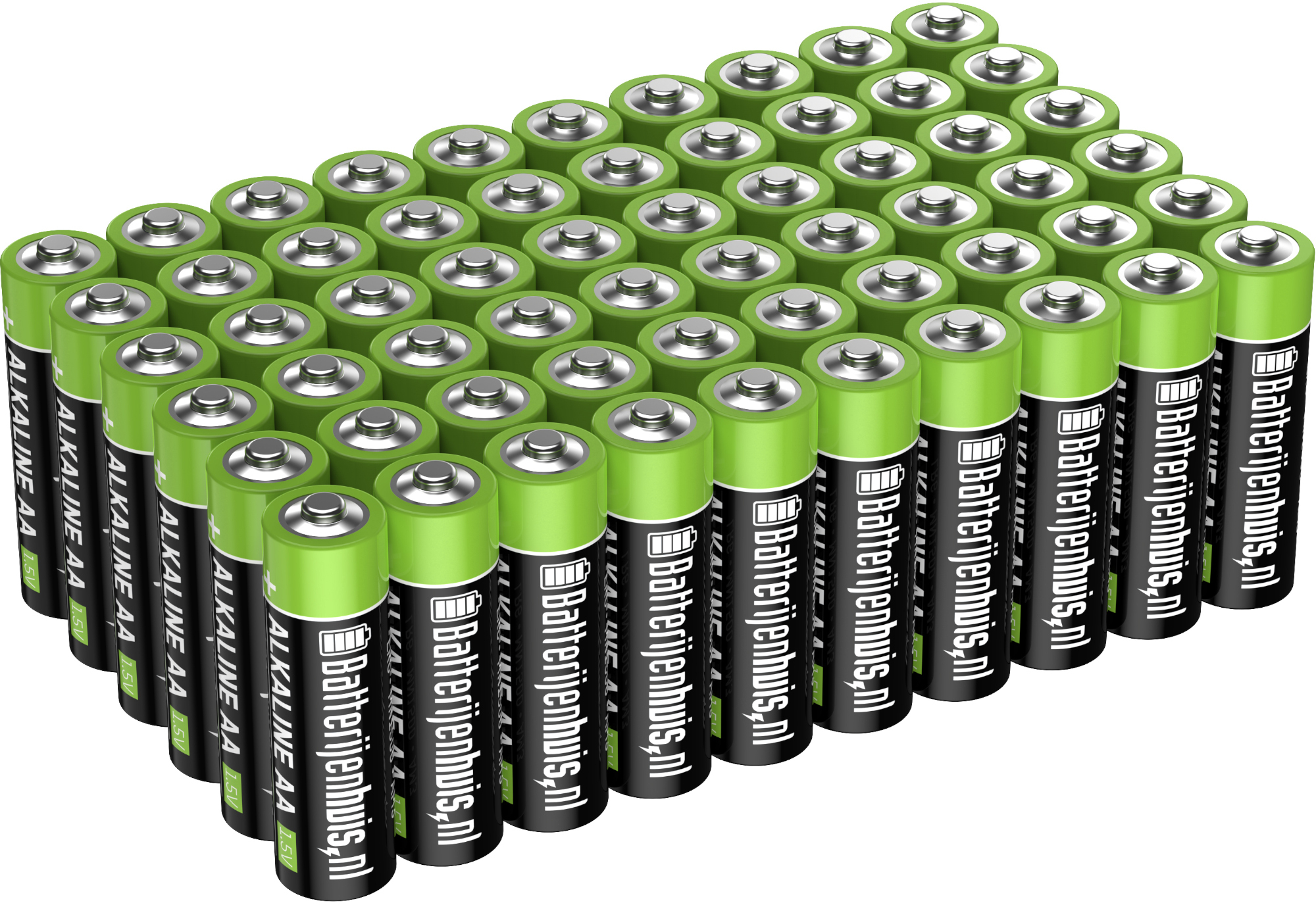 Batterijenhuis AA Alkaline Batterijen 60x