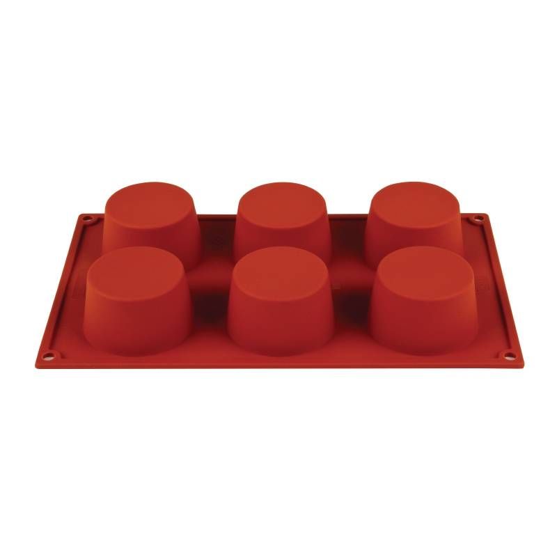 Pavoni Formaflex siliconen bakvorm 6 muffins - 8029248064423