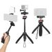 NEEWER TP38 Telefooncamerastatief, 15 inch uitschuifbare selfiestick, metalen statiefstandaard met telefoonhouder, actiecamera-adapter compatibel met Hero 12, 11, 10, 9, 360° Ball Head Reisstatief