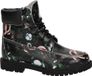 Timberland Heritage Frauen 6 Inch Schnürung Wasserdicht Leder Stiefel In Schwarz Blumen (37; Schwarz)