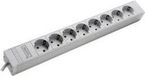 Digitus DN-95401 19 inch Stekkerdoos voor patchkast 1 HE Geaarde contactdoos Incl. 2 metalen houders