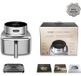 COSORI Friteuse à air sans huile, Smart ICONIC, 6,2 litres, 1725W, Acier inoxydable, Argenté