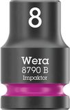 Wera 05005500001 8790 B Impaktor dopsleutelinzetstuk met 3/8 inch aandrijving, 8 x 30 mm