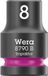 Wera 05005500001 8790 B Impaktor dopsleutelinzetstuk met 3/8 inch aandrijving, 8 x 30 mm