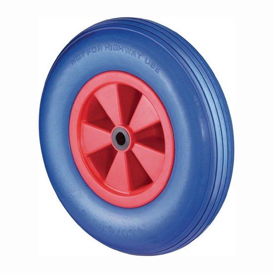 BS Rollen BS wielen Polyurethaan wiel blauw Rollager 260 mm 160 kg
