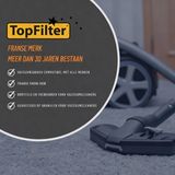 TopFilter 8765050 stofzuiger, lang, flexibel, voor bank, auto, hoeken, zwart, kunststof, 63 x 4 cm