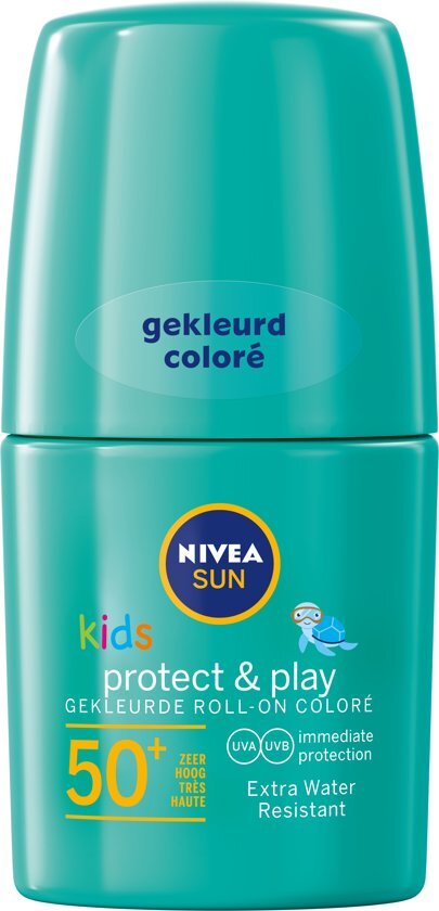 Nivea SUN Kids Zonnebrand - Protect & Play Groene Roll-on - SPF 50+ - 50 ml
