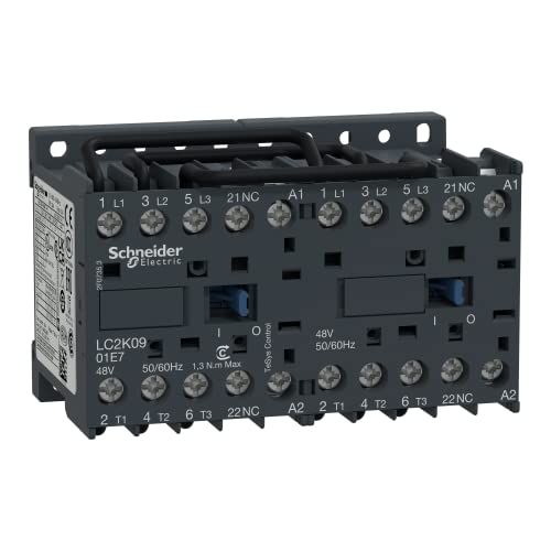 Schneider LC2K0901B7 omkeerbare beschermingscombinatie, 3p+1Ö, 4kW/400V/AC3, 9A, spoel 50/60Hz, 24V