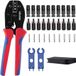 VEVOR Solar Krimptangset voor 2,5-6 Mm², Krimptang met Metrische en Awg-Markeringen, Incl. Zonneconnectoren, Kabelconnectoren, Sleutels en Opbergkoffer