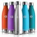 Grsta Drinkfles van roestvrij staal, 500 ml, sportdrinkfles, dubbelwandig, vacuüm-geïsoleerd, thermosfles, lekvrij, waterfles, BPA-vrij, voor fitness, school, gym