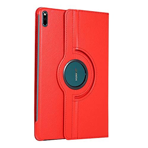 Lobwerk Cover voor Huawei MatePad Pro 2021 MRR-W29 tablethoes slank met standaard functie en automatische slaap/waakfunctie rood