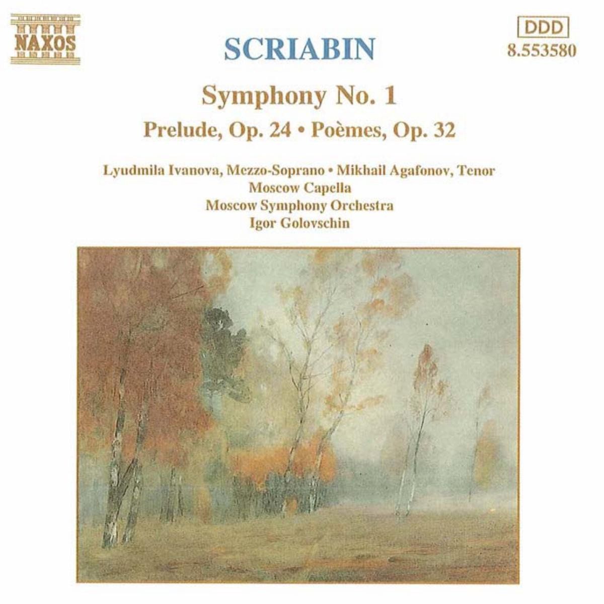 OUTHERE Scriabin Alexander Nikolayevich: Sinfonia Nr 1 Opus 26 - Preludio - Reverie (CD)
