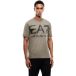 EA7 Emporio Armani T-shirt fonctionnel vert olive / noir