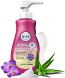 Veet Gel Haarverwijderingscrème voor Gevoelige Huid - Met Aloë Vera & Vitamine E – Snelle, Zachte Haarverwijdering voor Benen, Armen & Gevoelige Zones 400ml
