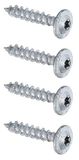 GAH-Alberts Alberts 338220 Houtschroeven Speed | Ruspert zilver | Ø7 x 40 mm | Set van 4